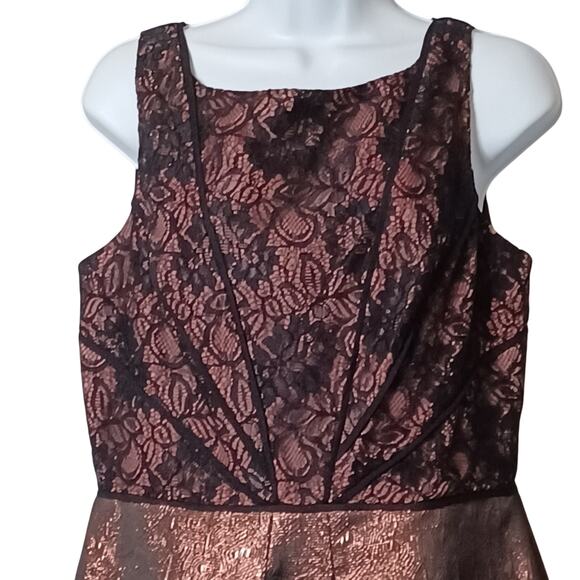 LOVELY by ADRIANNA PAPELL Cocktail Midi Dress. Size 10 - Picture 2 of 13